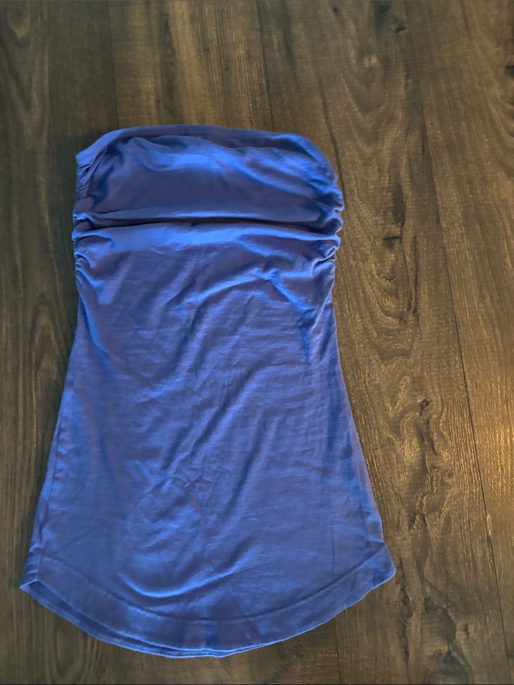 Moda International Blue Strapless Tube Top